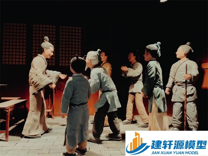 东山喻侃压粮饷军场景