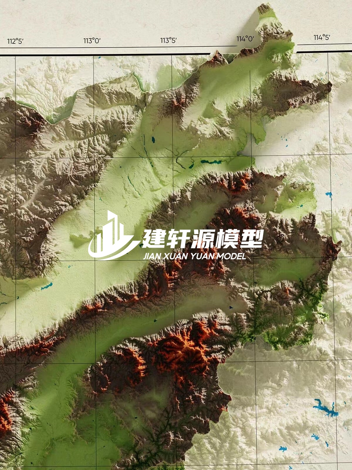 东山地形模型制作