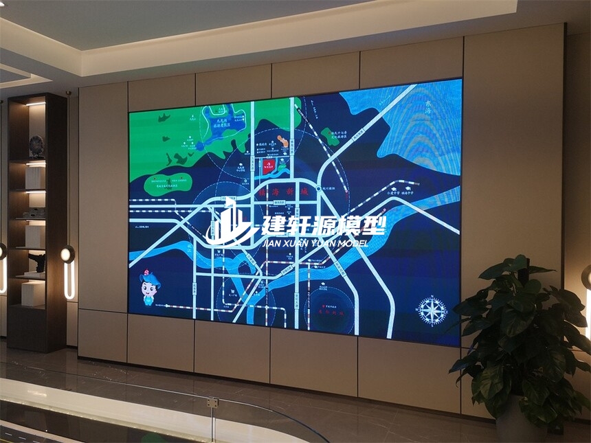 东山地产壁挂模型制作
