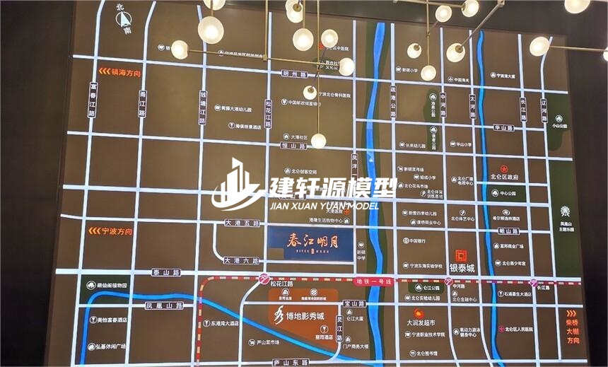 东山房产壁挂模型